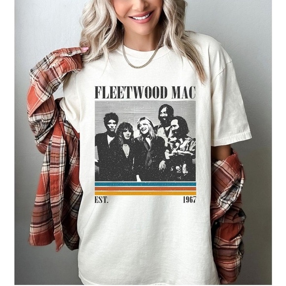 Fleetwood Mac Shirt Fleetwood Mac Tee Fleetwood Mac Tshirt - Picture 1 of 4